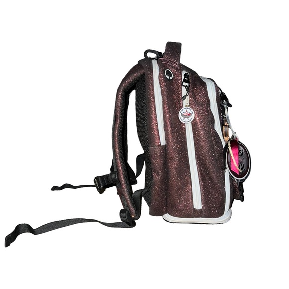 Rebel Athletic Backpack Rebel Dream Maroon With White Zipper Bag - Picture 2 of 16